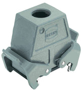 Harting Cable to cable housing, double locking, top entry, 1× M25, 10B Harting